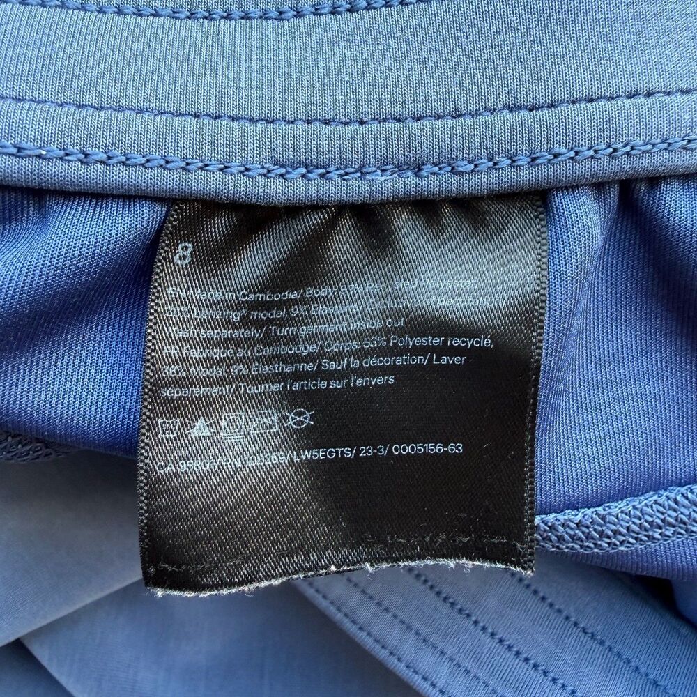 Lululemon Softstreme Womens 8 High-Rise Straight Wide Leg Pant Blue LW5EGTS Gym - Picture 7 of 10